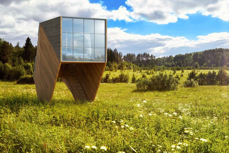 La cabane cyclope - La cabane perchée - Constructeur de cabanes